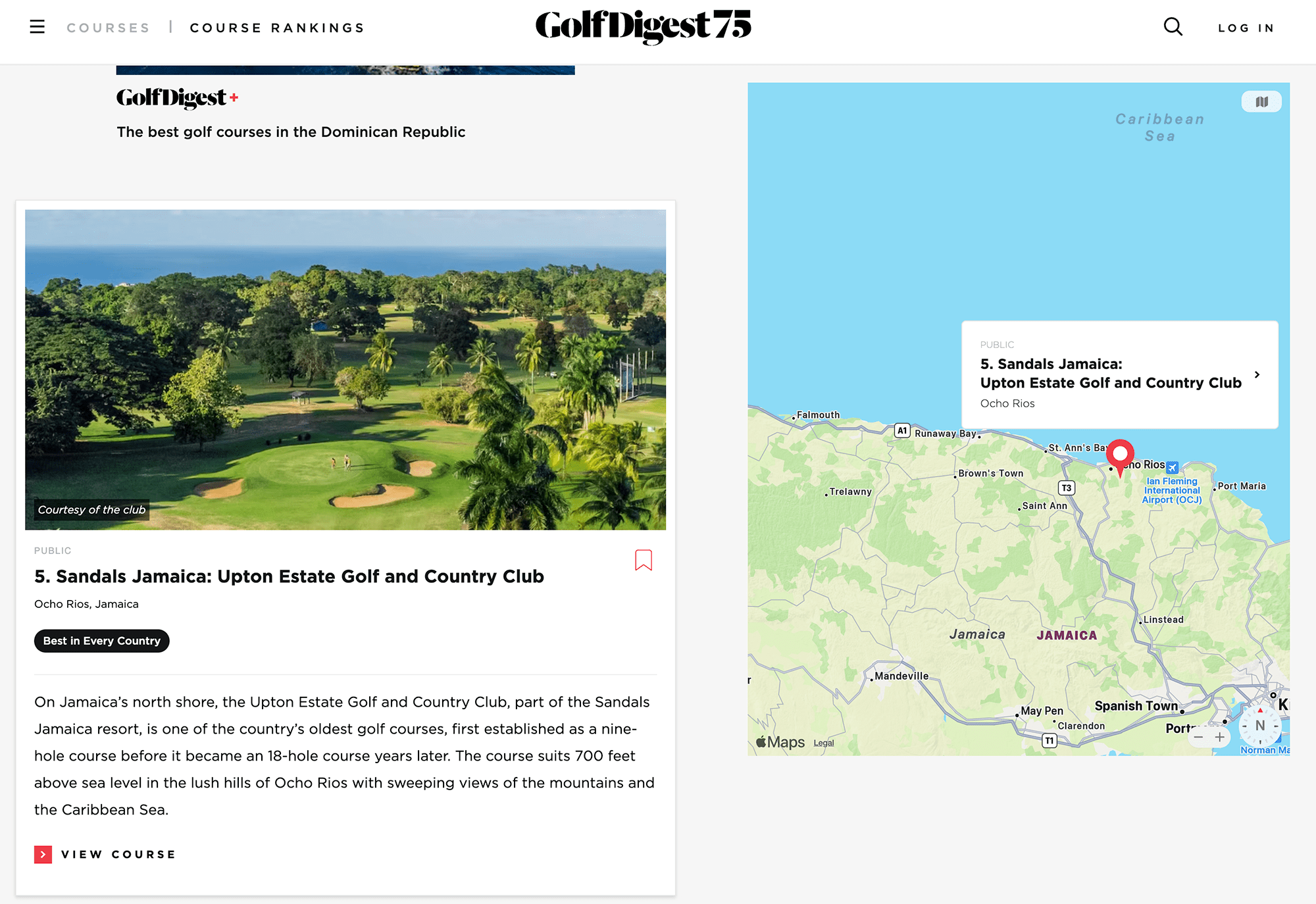 Golf Jamaica
